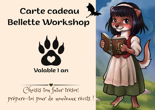 Carte cadeau Bellette Workshop